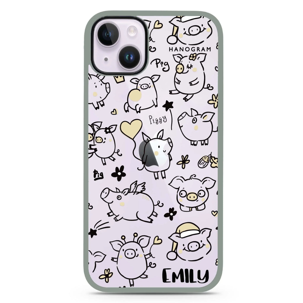Lovely Piggy iPhone 15 Plus 防衝擊保護殼
