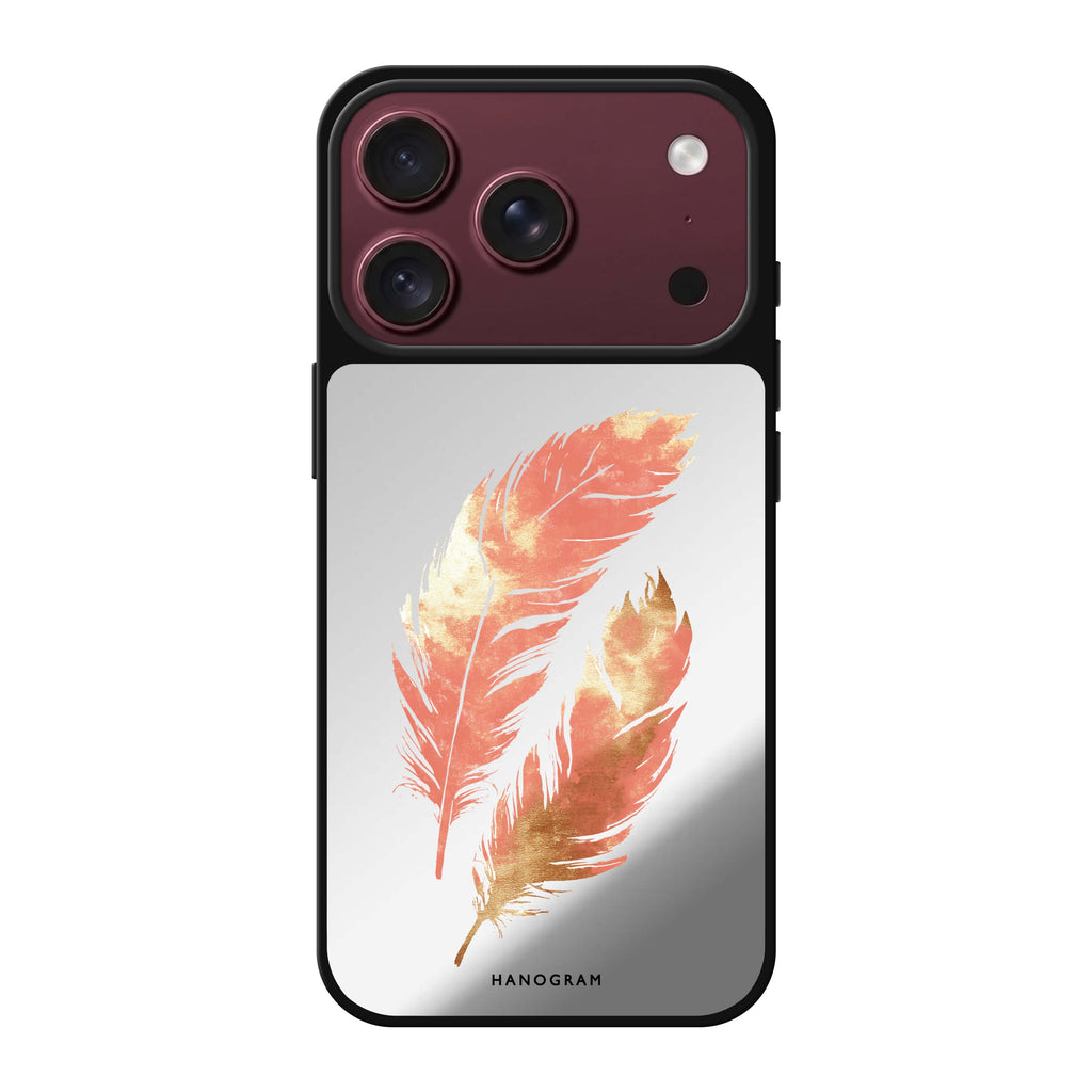 Golden Feathers 鏡面手機殼