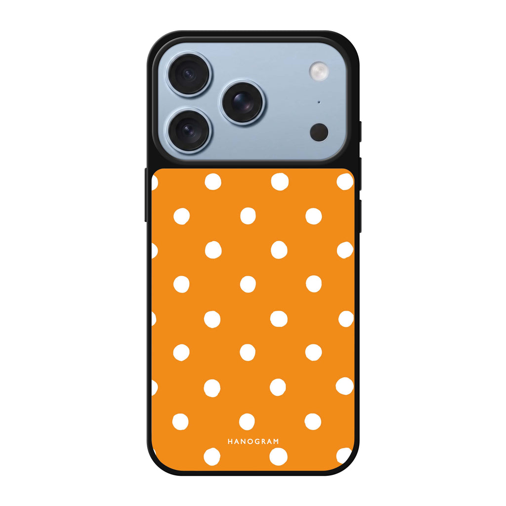 Orange Dots 鏡面手機殼