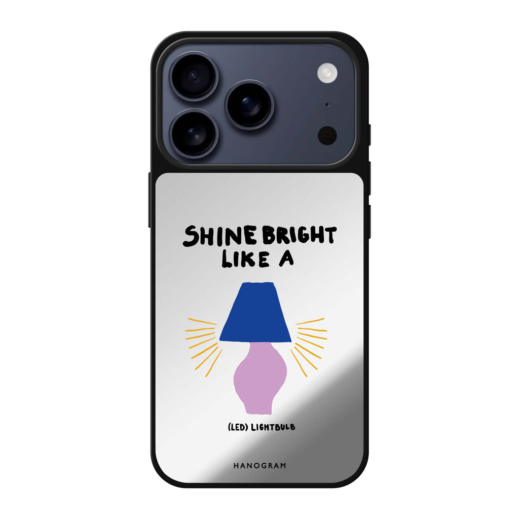 Shine Bright Like a LED 圖案 iPhone 17 Pro Max 鏡面手機殼主圖