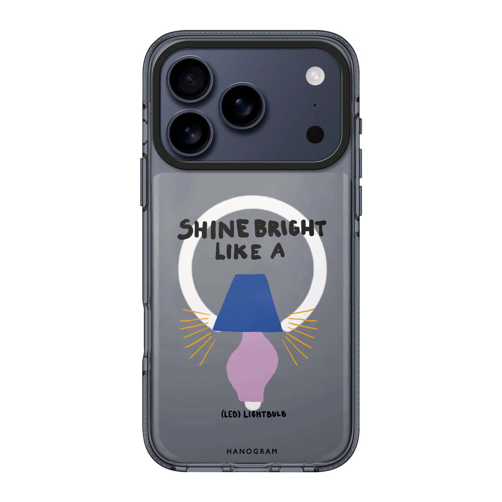 Shine Bright Like a LED iPhone 17 Pro Max MagSafe 水晶透明保護殼 插畫圖案設計 圖1