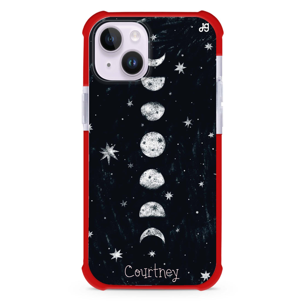 Phases of the moon iPhone 15 Plus Magsafe 兼容超強防摔保護殼