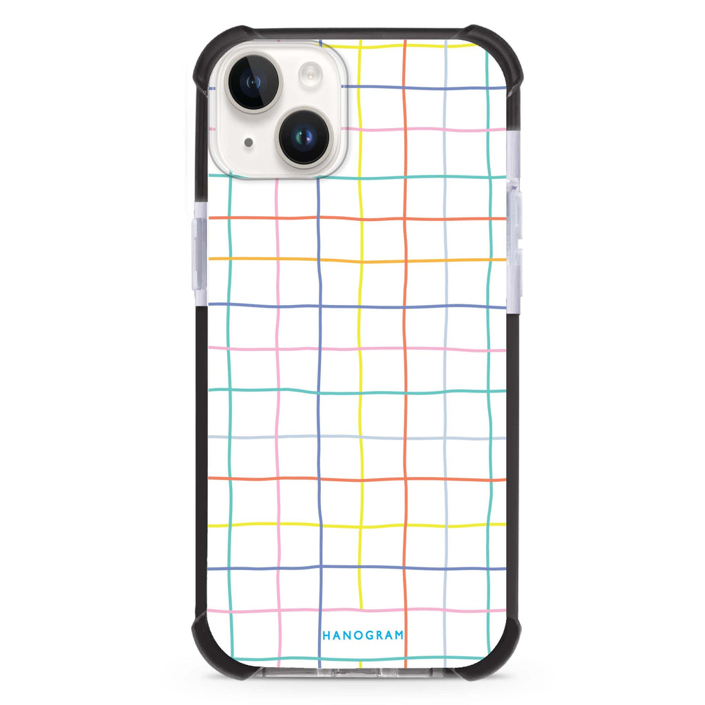 Colourful Checked Pattern 超強防摔保護殼