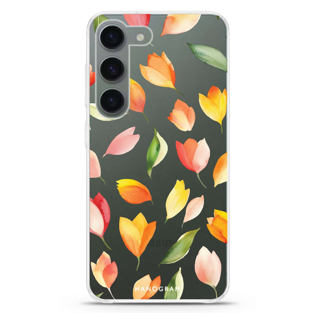 Tulip Rain Samsung Galaxy 水晶透明保護殼