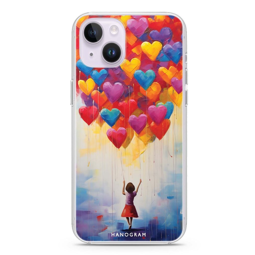 Melting Love iPhone 14 Plus Magsafe 兼容水晶透明保護殼