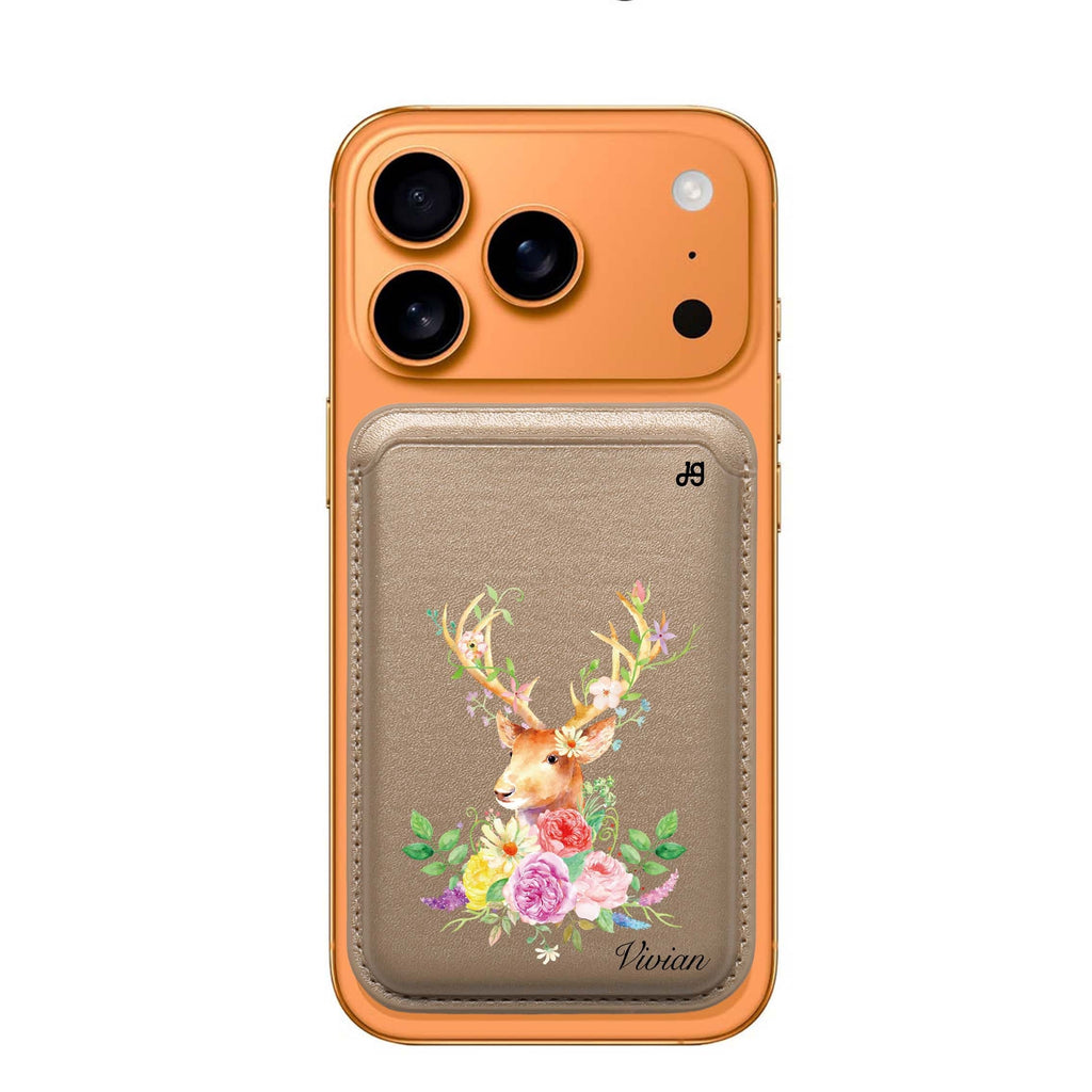 Floral & Deer Magsafe 卡套