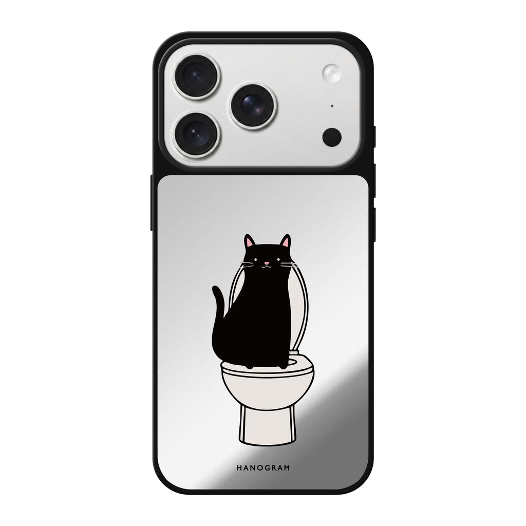 Toilet Cat 鏡面手機殼