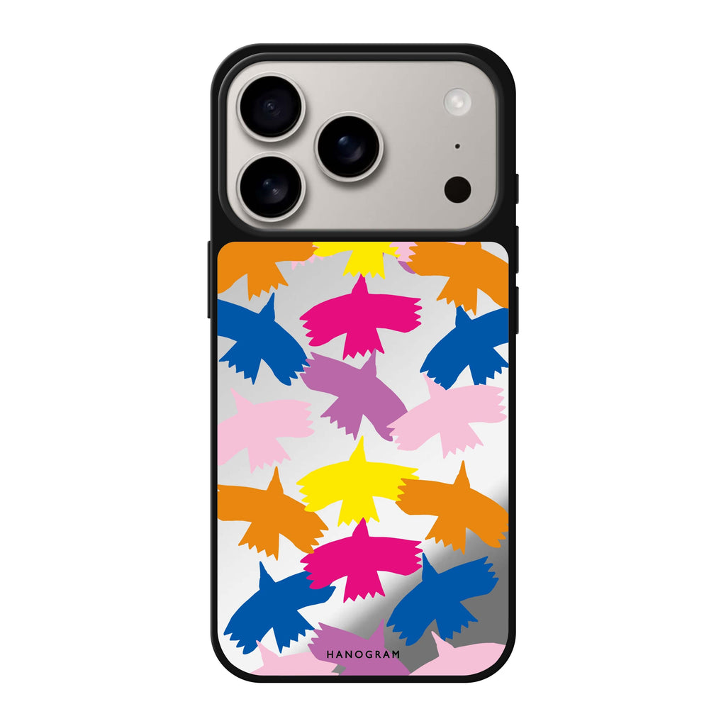 Colourful Birds 彩色鳥類 iPhone 17 Pro Max 鏡面手機殼主圖