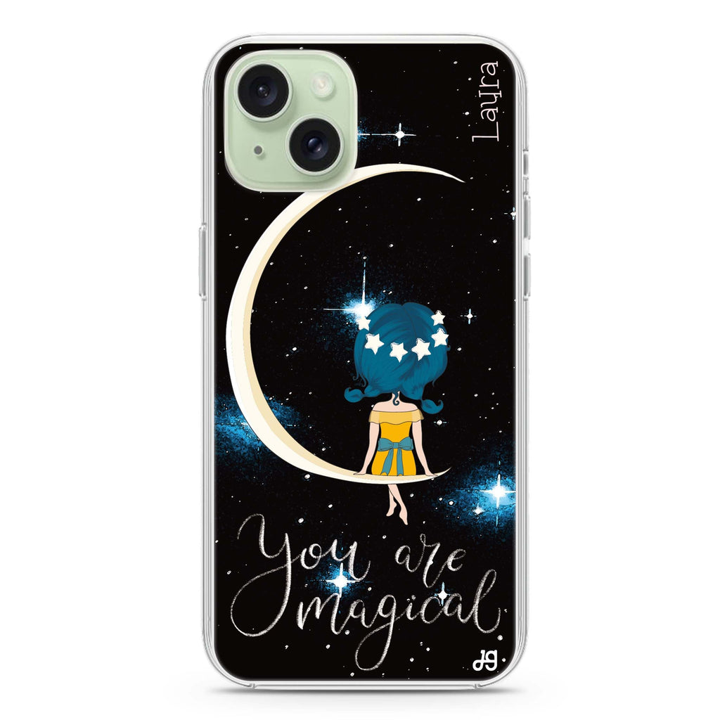 You are magical iPhone 15 Plus Magsafe 兼容水晶透明保護殼