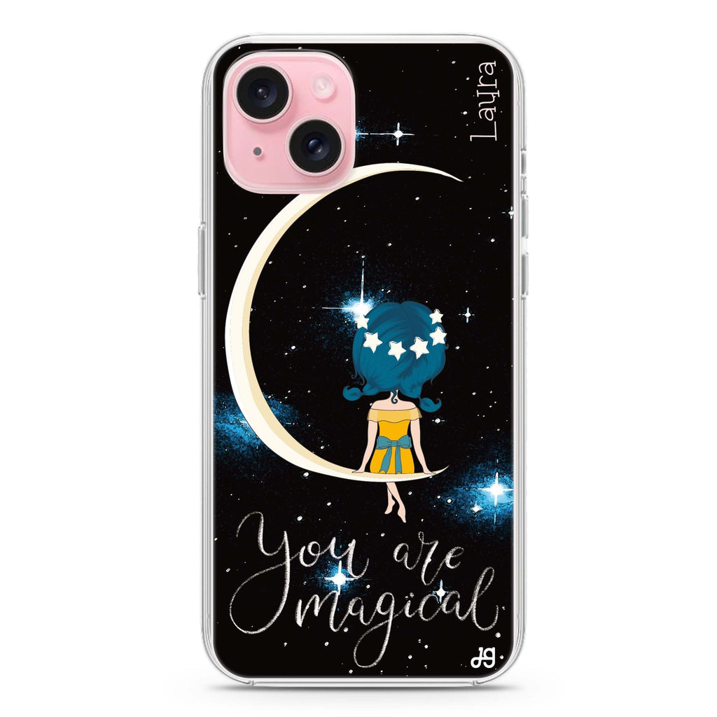 You are magical iPhone 15 plus 水晶透明保護殼