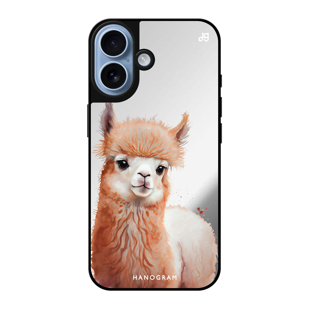Reflective iPhone 16 Mirror Case –A Alpaca Design