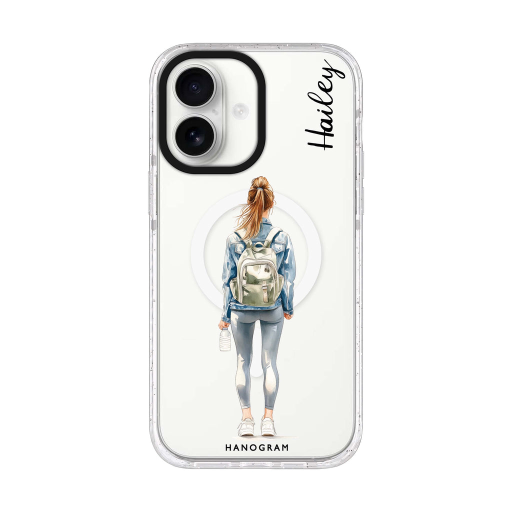 Weekend Flow iPhone 17 水晶透明保護殼正面展示