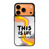 This is Life 文字 iPhone 17 Pro Max 鏡面手機殼主圖