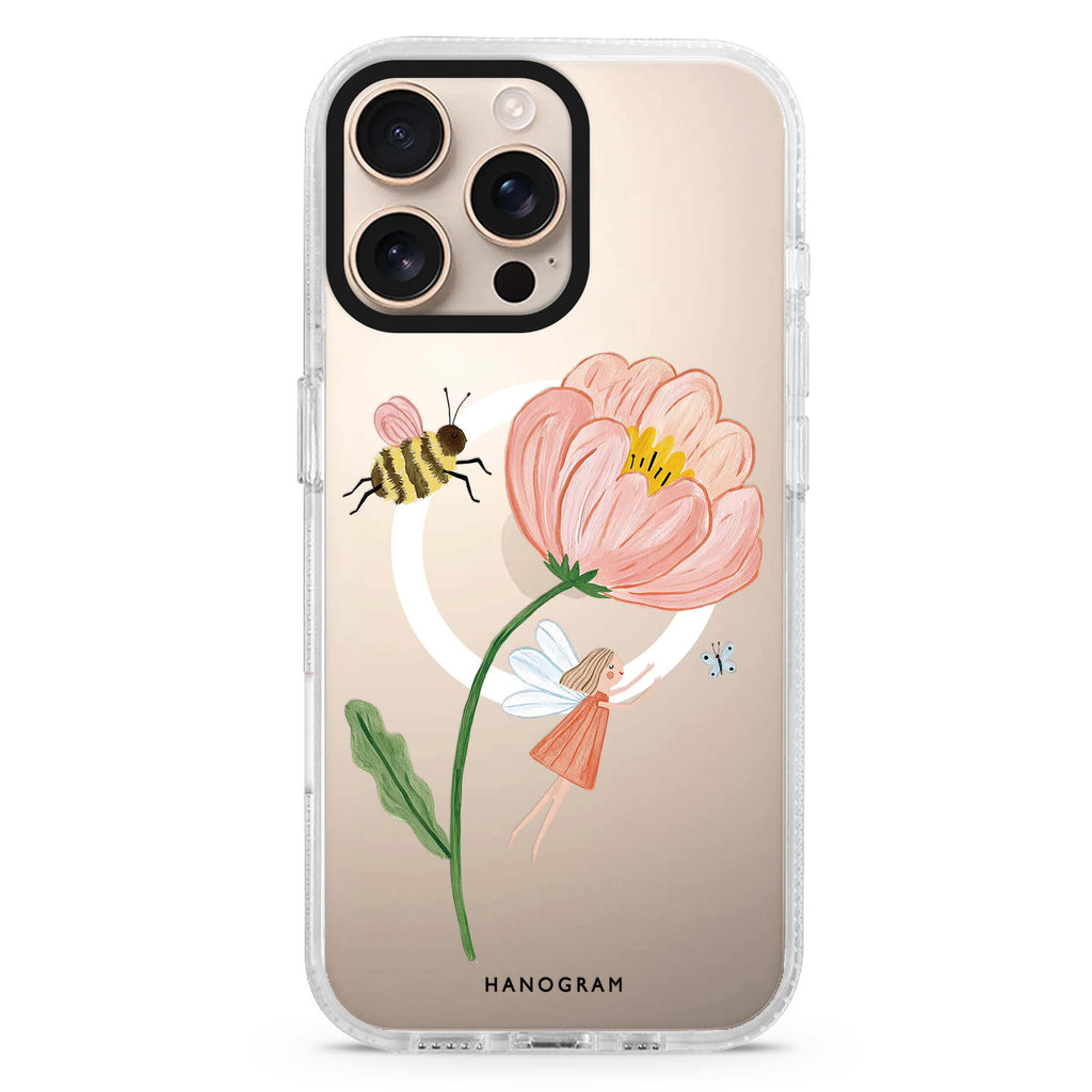 A Fairy Beneath the Petal Magsafe 兼容水晶透明保護殼