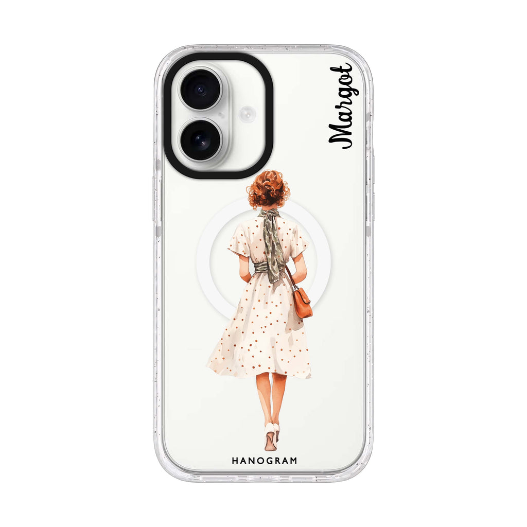Dot Days iPhone 17 水晶透明保護殼正面展示