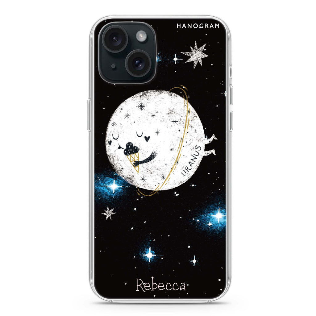 Funnt Uranus iPhone 15 Magsafe 兼容水晶透明保護殼