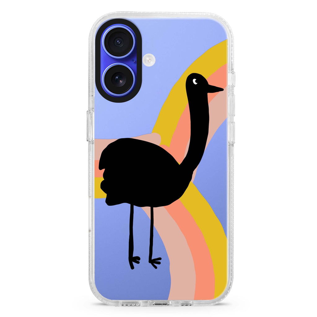 Rainbow Bird 水晶透明保護殼