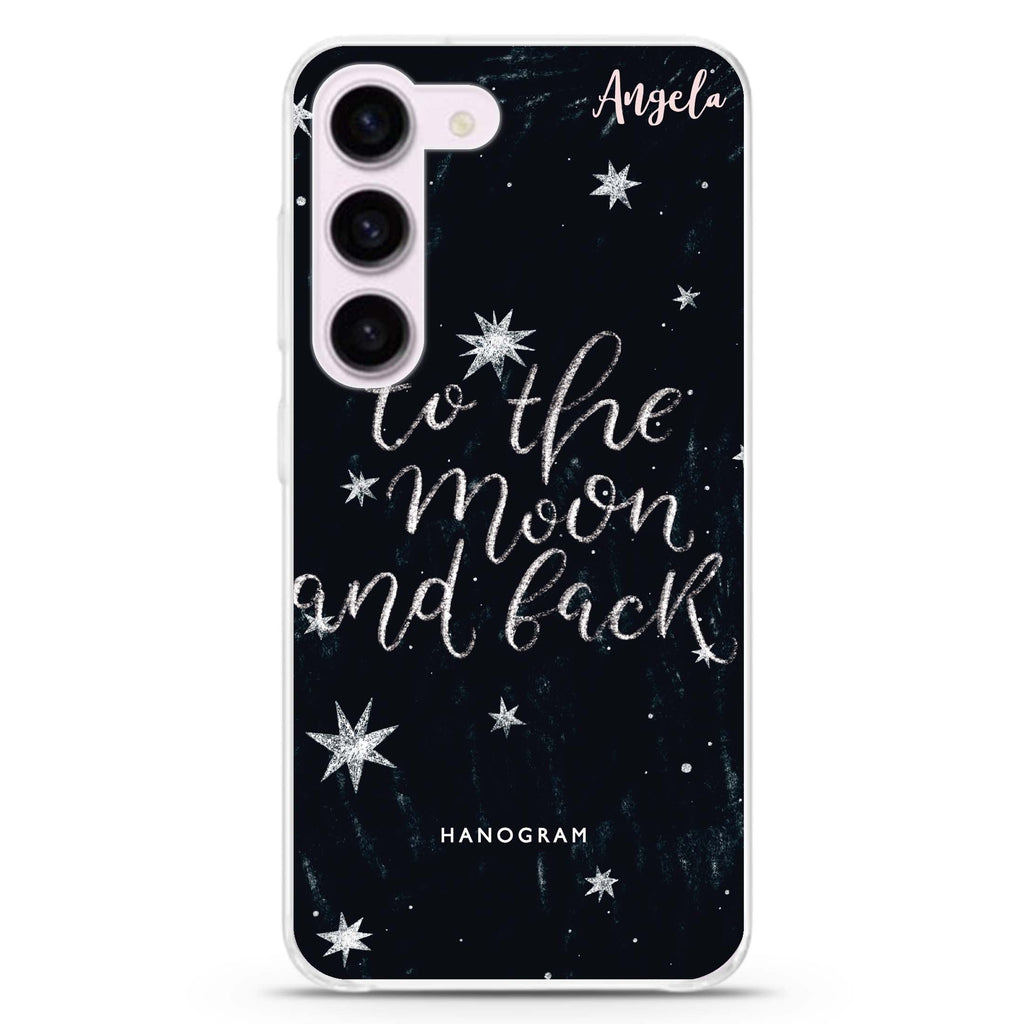 To the moon and back Samsung Galaxy 水晶透明保護殼