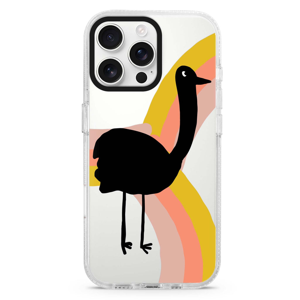 Rainbow Bird iPhone 16 Pro & 16 Pro Max Case - Personalized and Stylish Protection