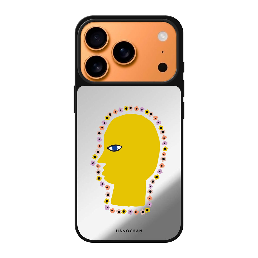 Floral Brain 花卉 iPhone 17 Pro Max 鏡面手機殼主圖