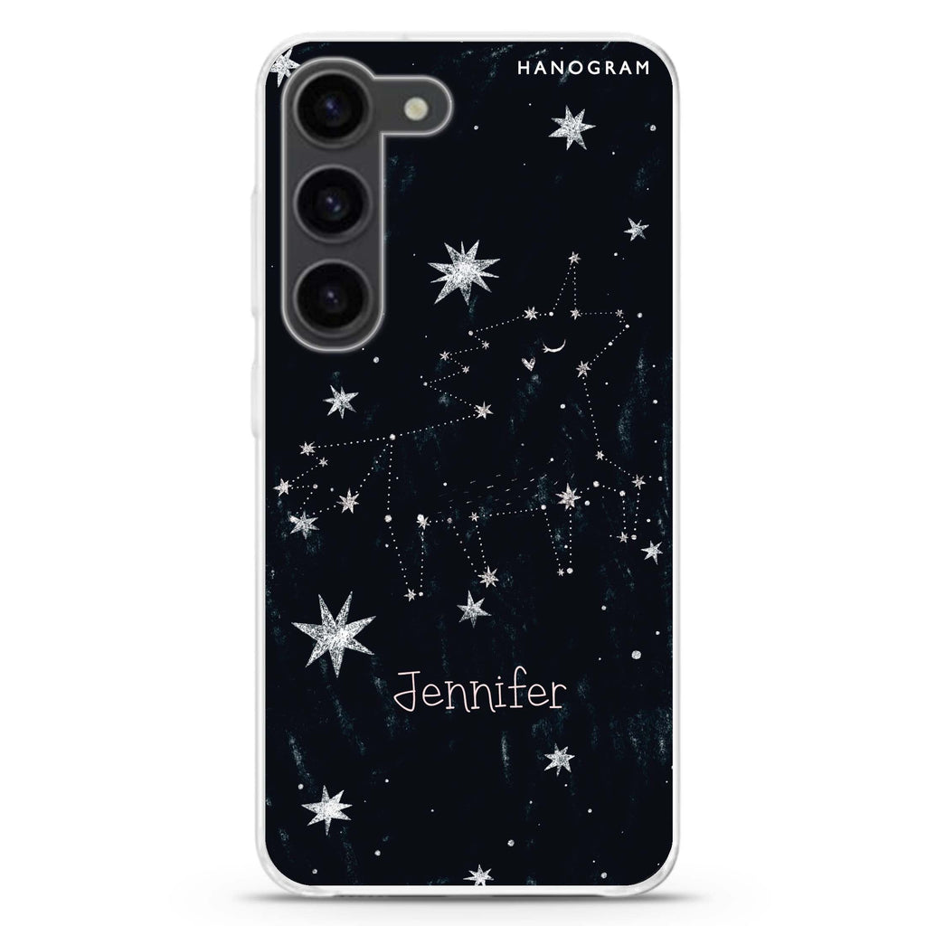 Unicorn Night Samsung Galaxy 水晶透明保護殼