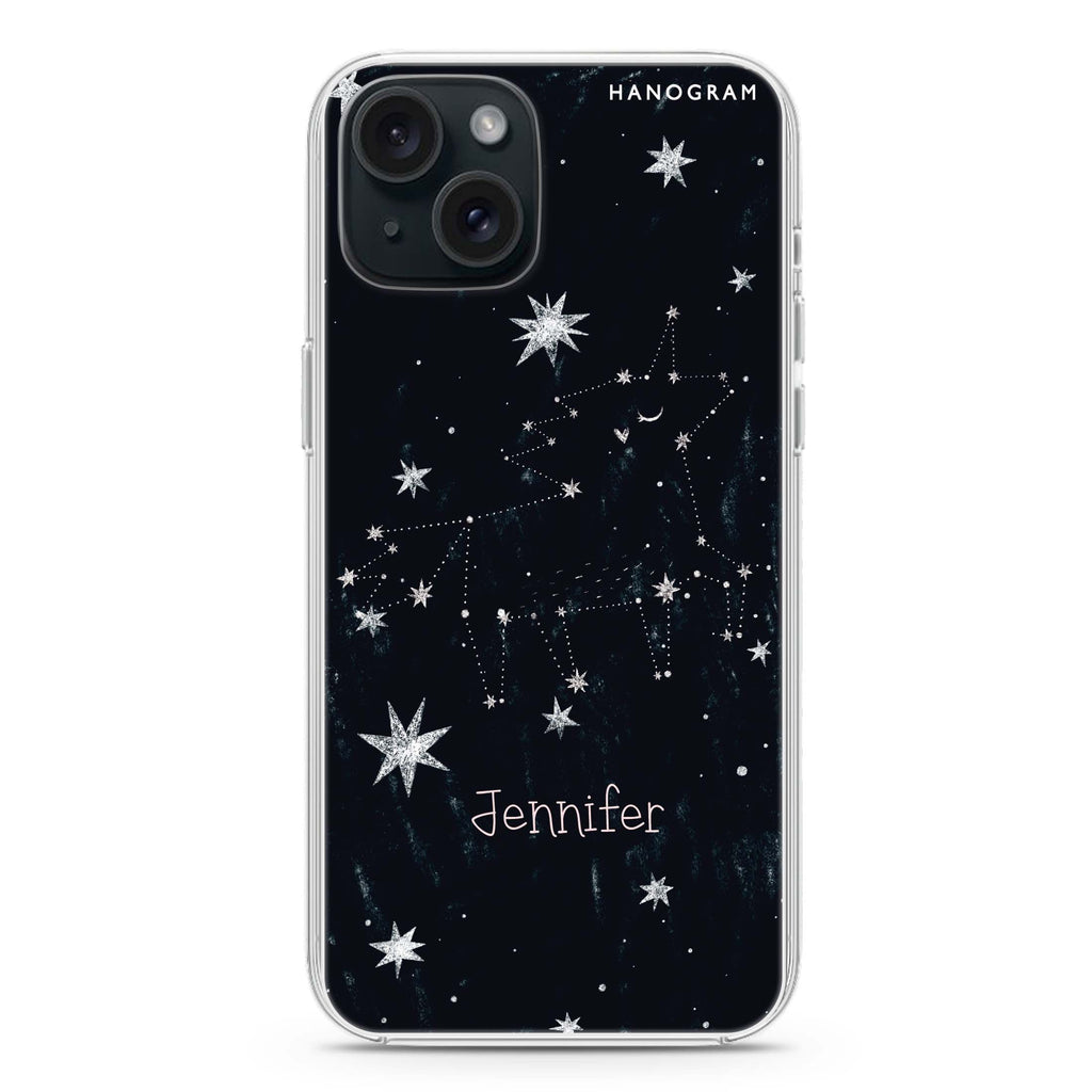 Unicorn Night iPhone 15 水晶透明保護殼