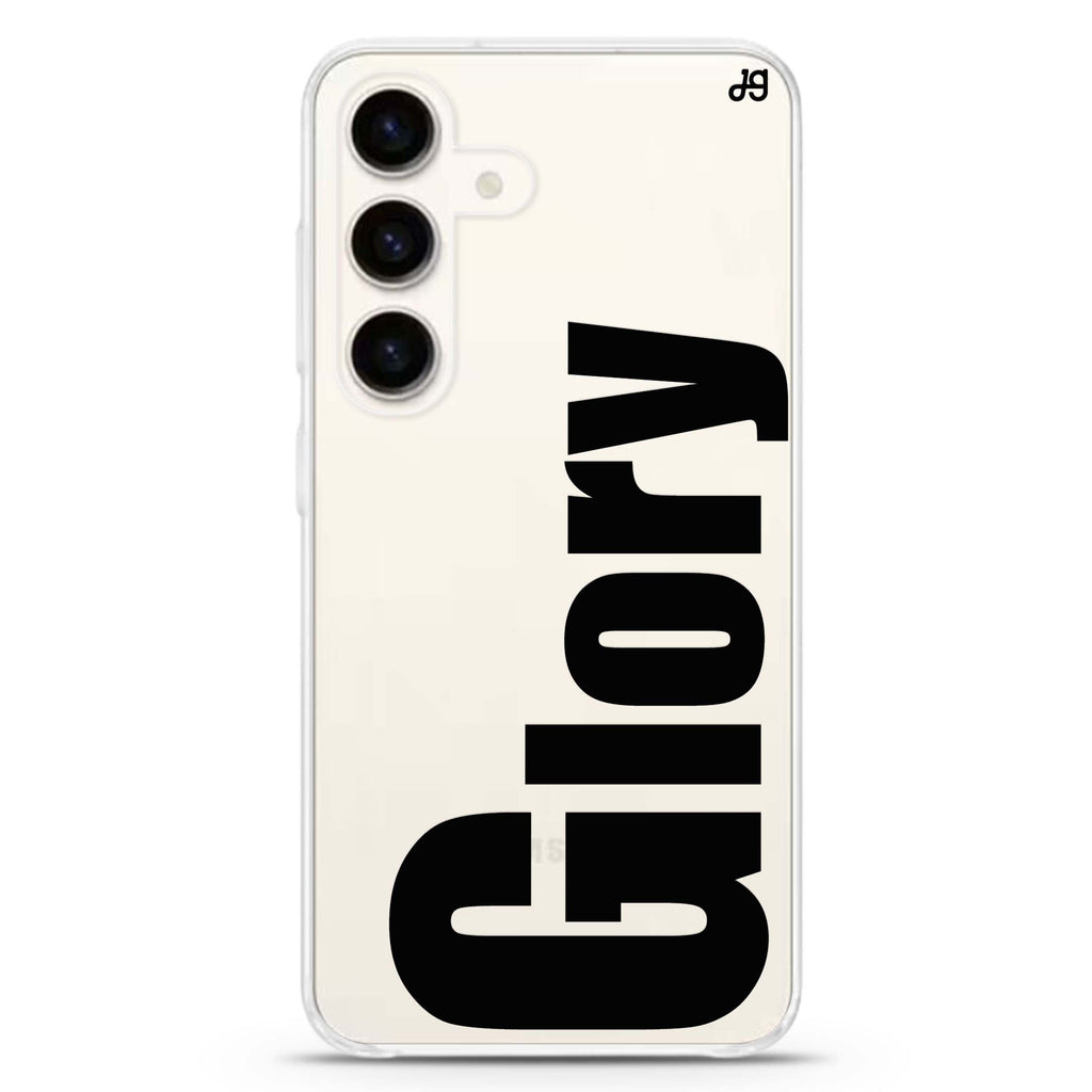 Phenomenal Samsung Galaxy S26/S25/S24 可加名字水晶透明保護殼正面展示