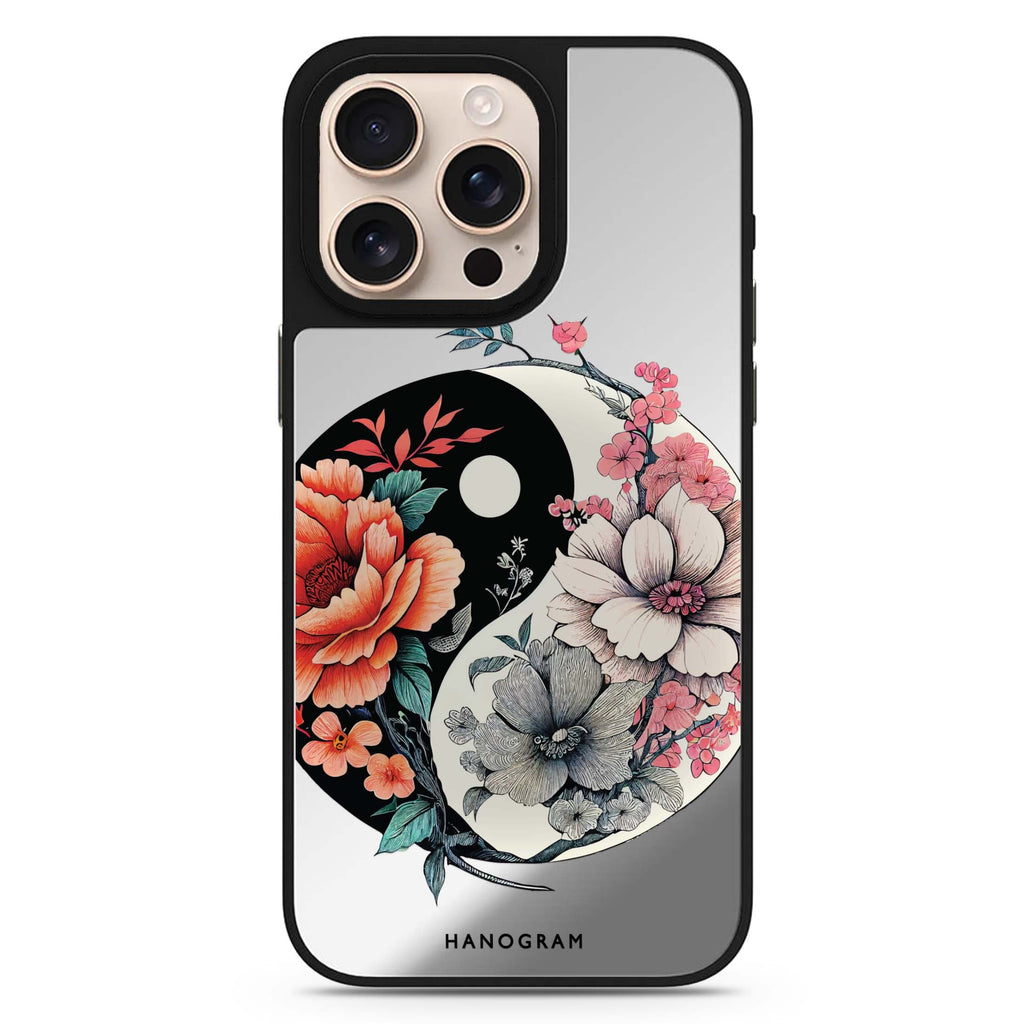 Floral & Tai Chi 鏡面手機殼