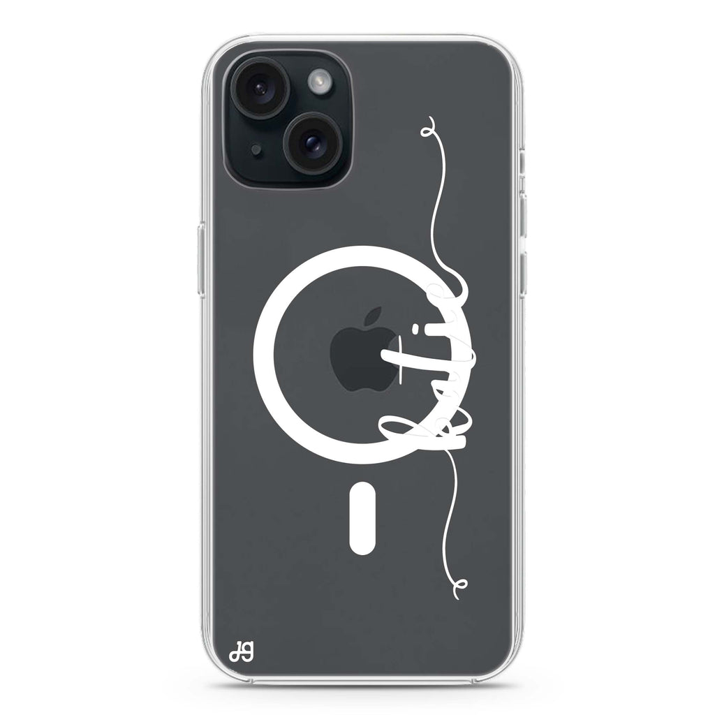 Glamorous iPhone 15 Magsafe 兼容水晶透明保護殼
