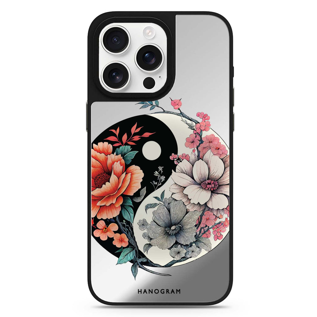 Floral & Tai Chi 鏡面手機殼