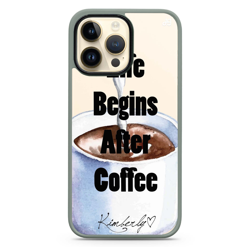 Life begins after coffee 防衝擊保護殼