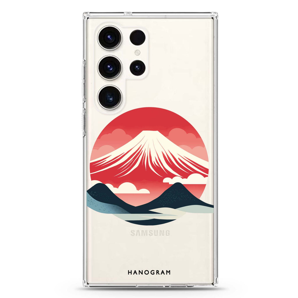 Tranquil Fuji Samsung Galaxy Ultra 透明保護殼，適用 S26/S25/S24/S23 Ultra，圖1