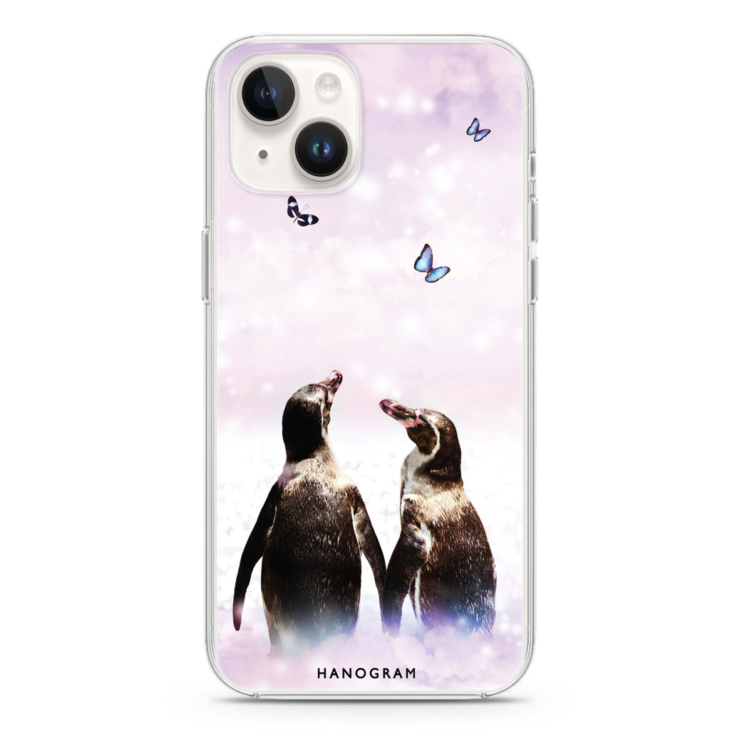 Penguin Gaze iPhone 14 水晶透明保護殼