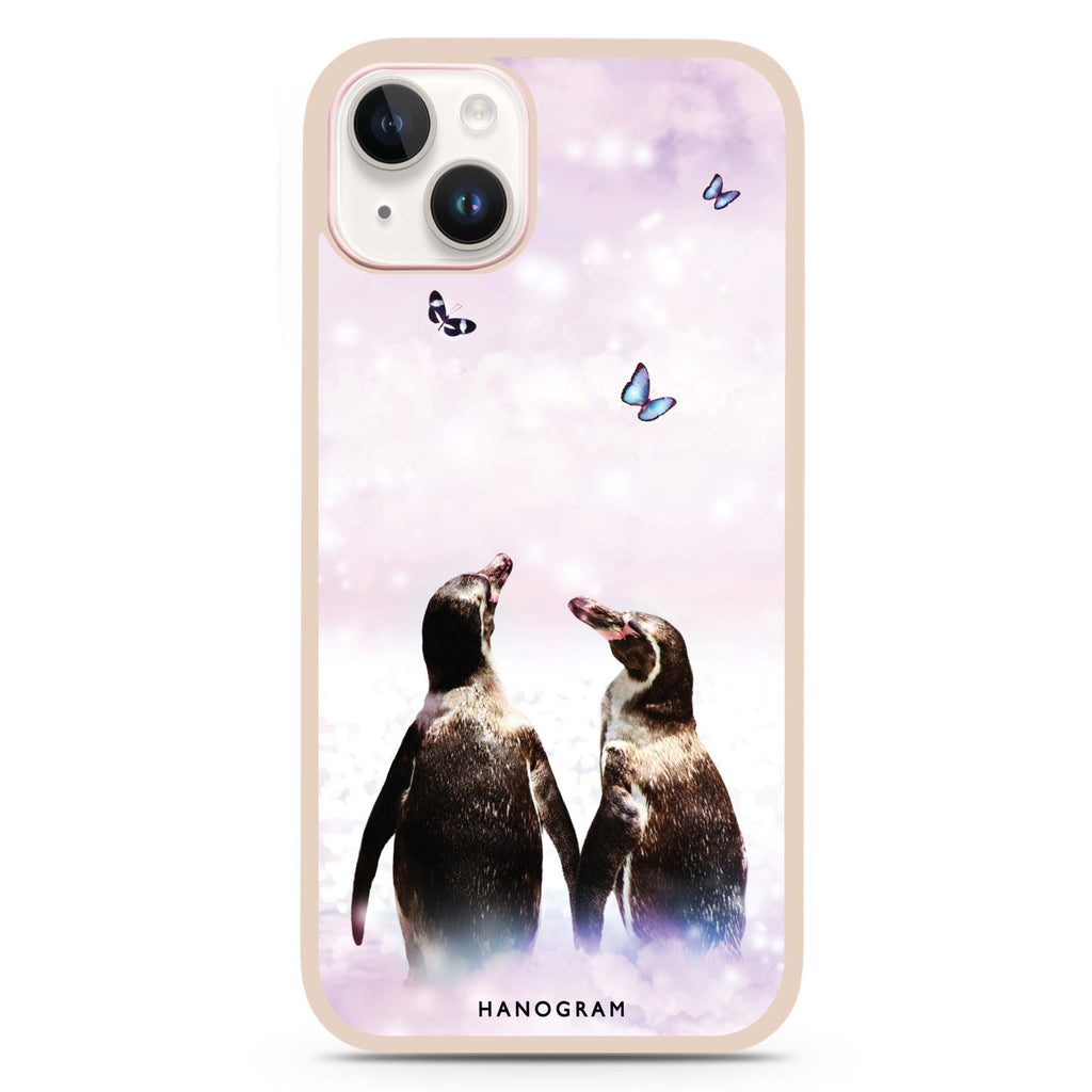 Penguin Gaze iPhone 15 Plus 防衝擊保護殼