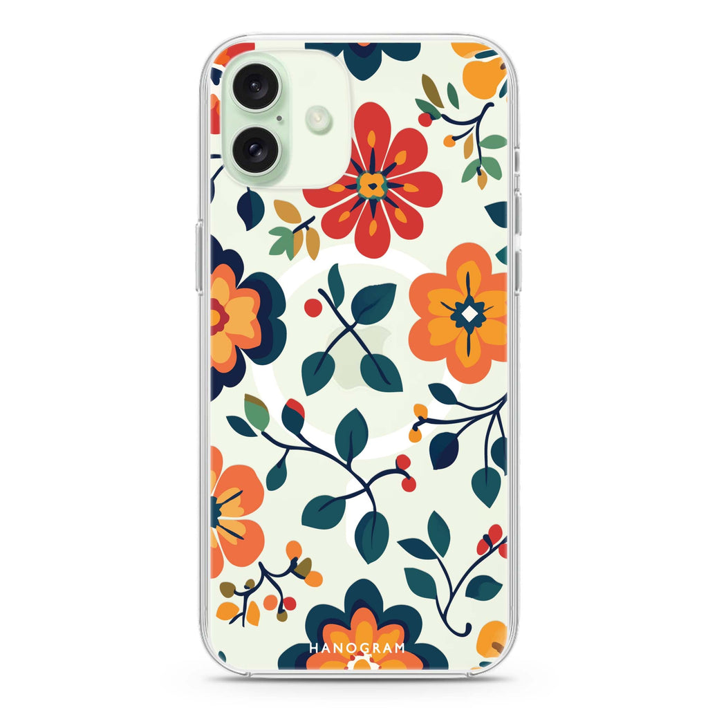 Petal Pop Magsafe 兼容水晶透明保護殼