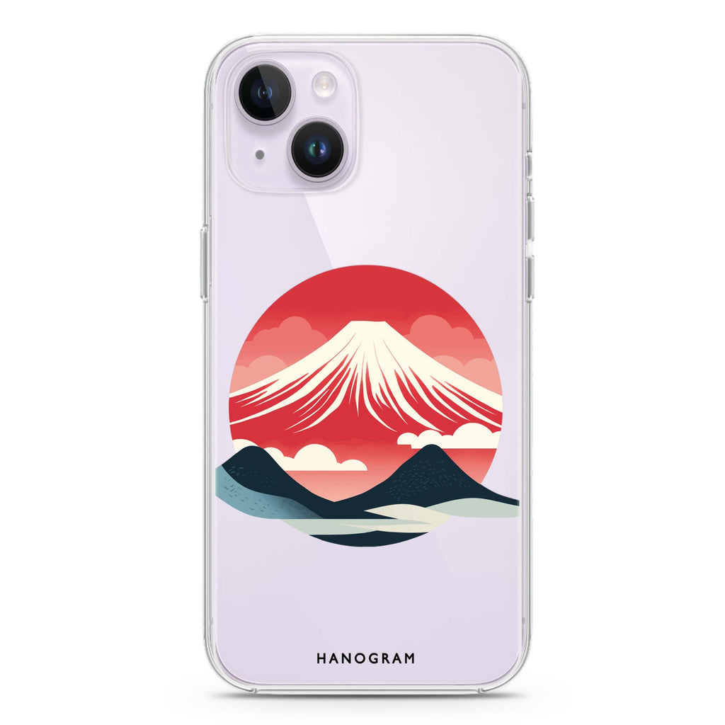 Tranquil Fuji iPhone 14 水晶透明保護殼
