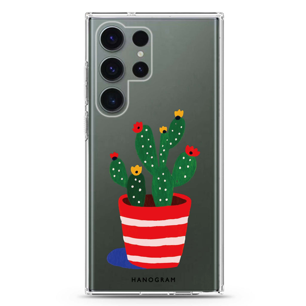 Spiky Friend Samsung Galaxy Ultra 透明保護殼，適用 S26/S25/S24/S23 Ultra，圖1