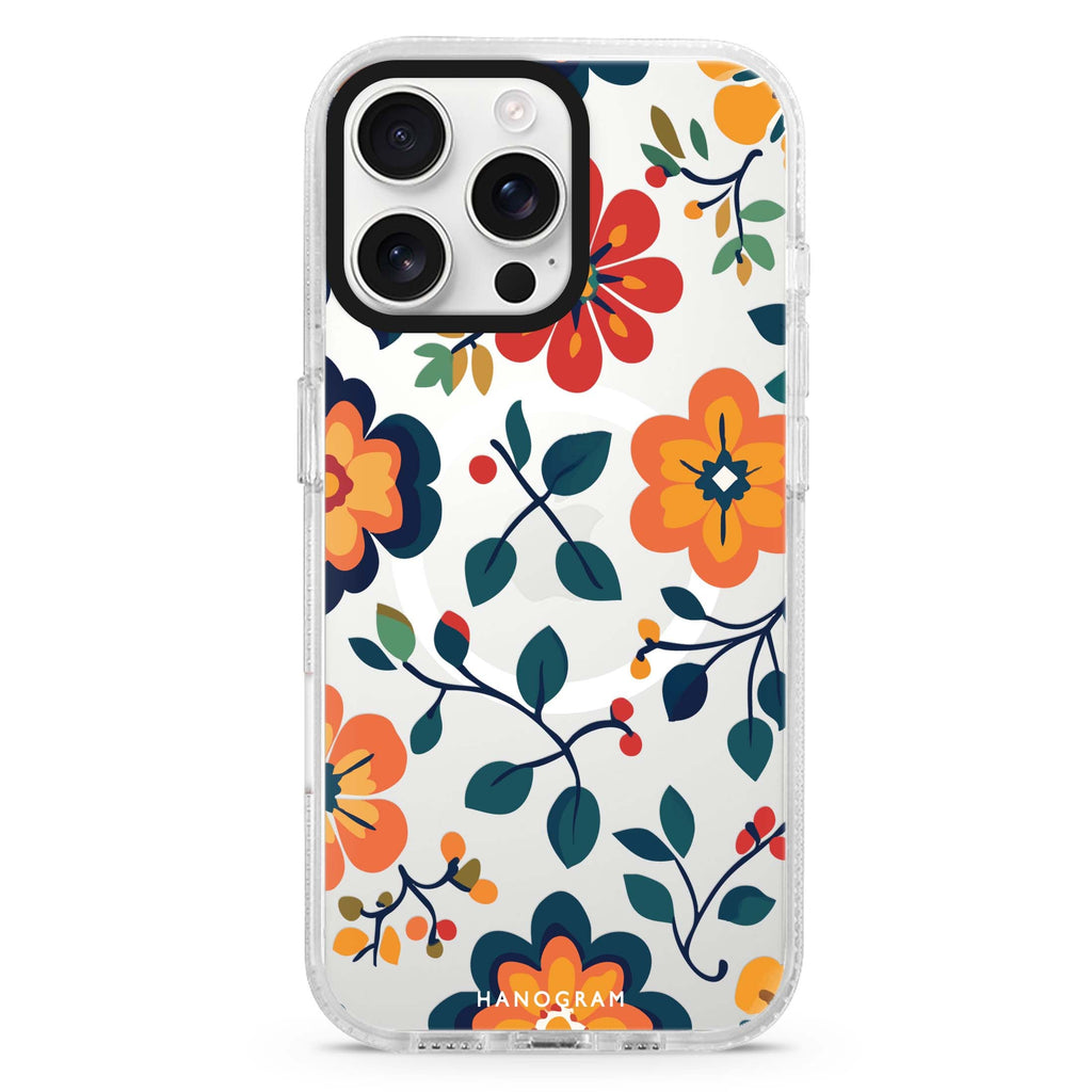 Petal Pop Magsafe 兼容水晶透明保護殼