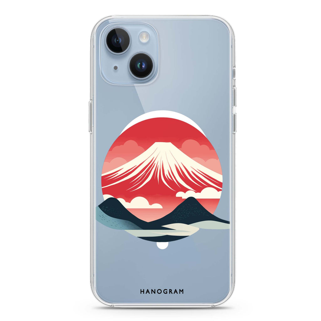 Tranquil Fuji iPhone 14 Plus Magsafe 兼容水晶透明保護殼