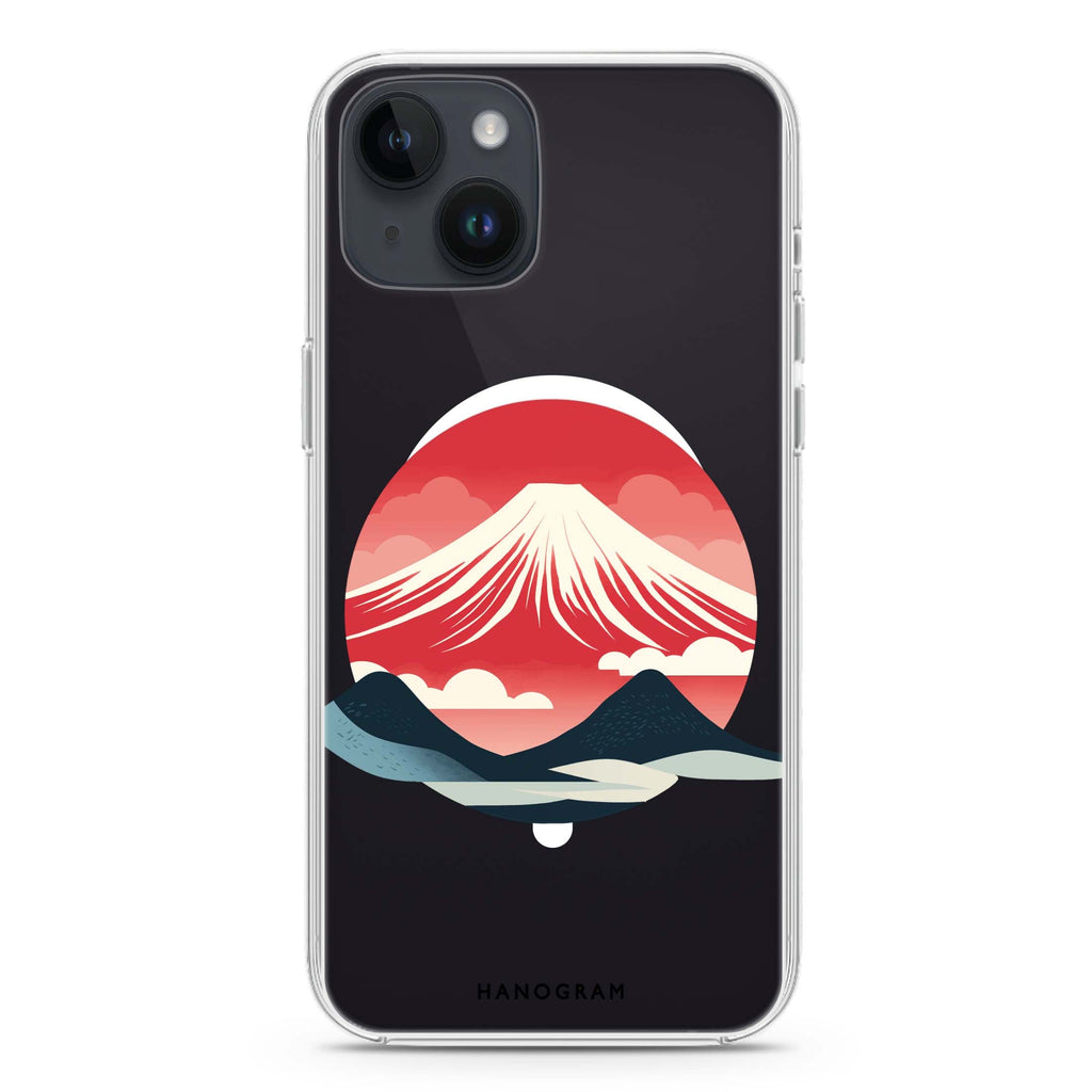 Tranquil Fuji iPhone 14 Magsafe 兼容水晶透明保護殼