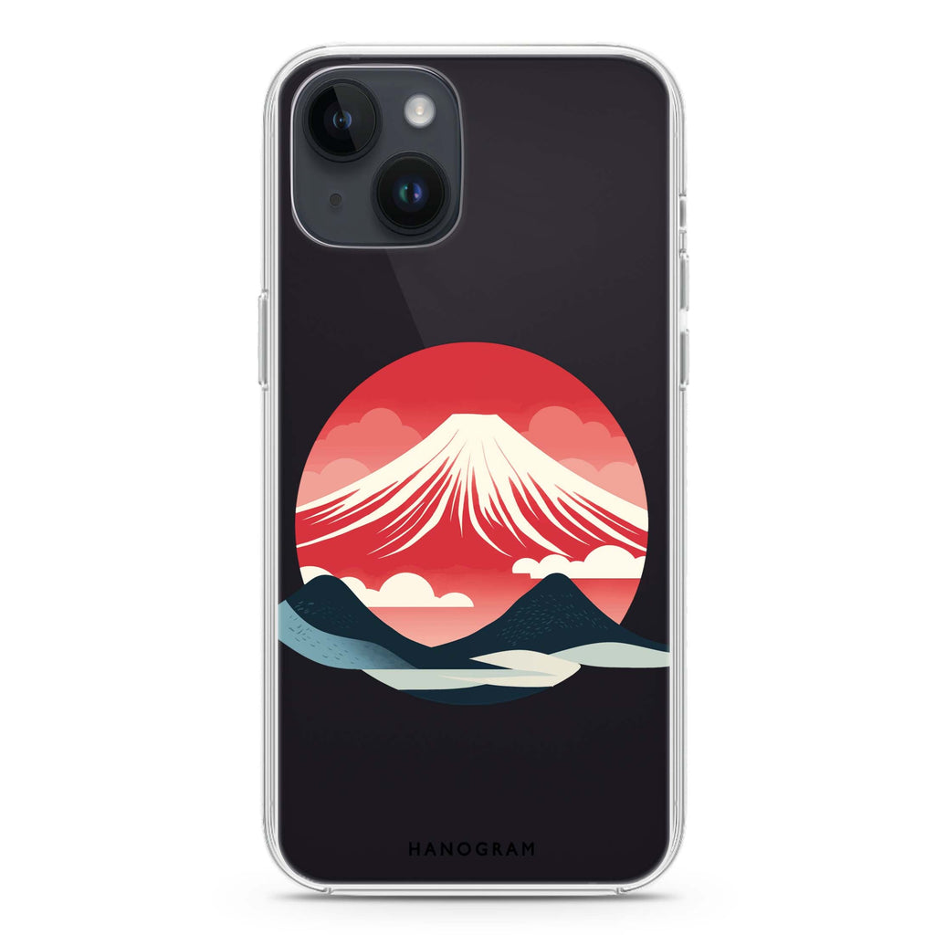Tranquil Fuji iPhone 14 Plus 水晶透明保護殼