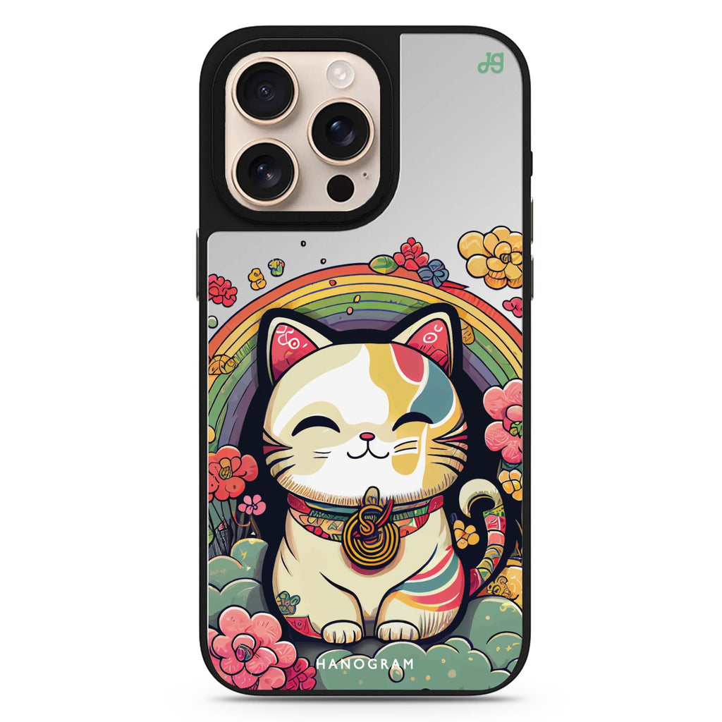 Japanese Lucky Cat 鏡面手機殼