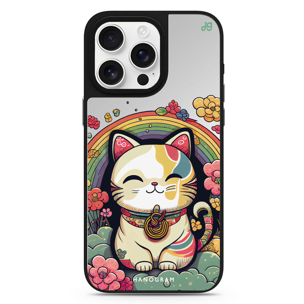 Japanese Lucky Cat 鏡面手機殼