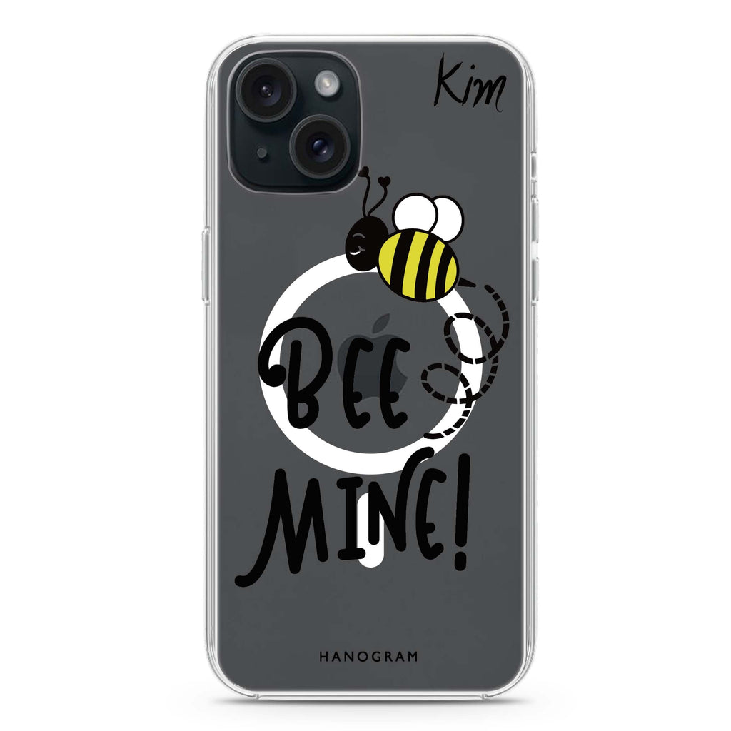 Bee Mine iPhone 15 Magsafe 兼容水晶透明保護殼