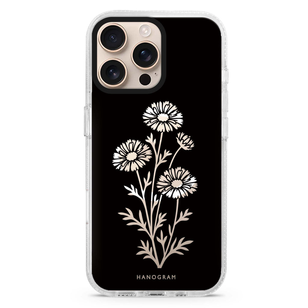 Chalk Daisy Stems Magsafe 兼容水晶透明保護殼