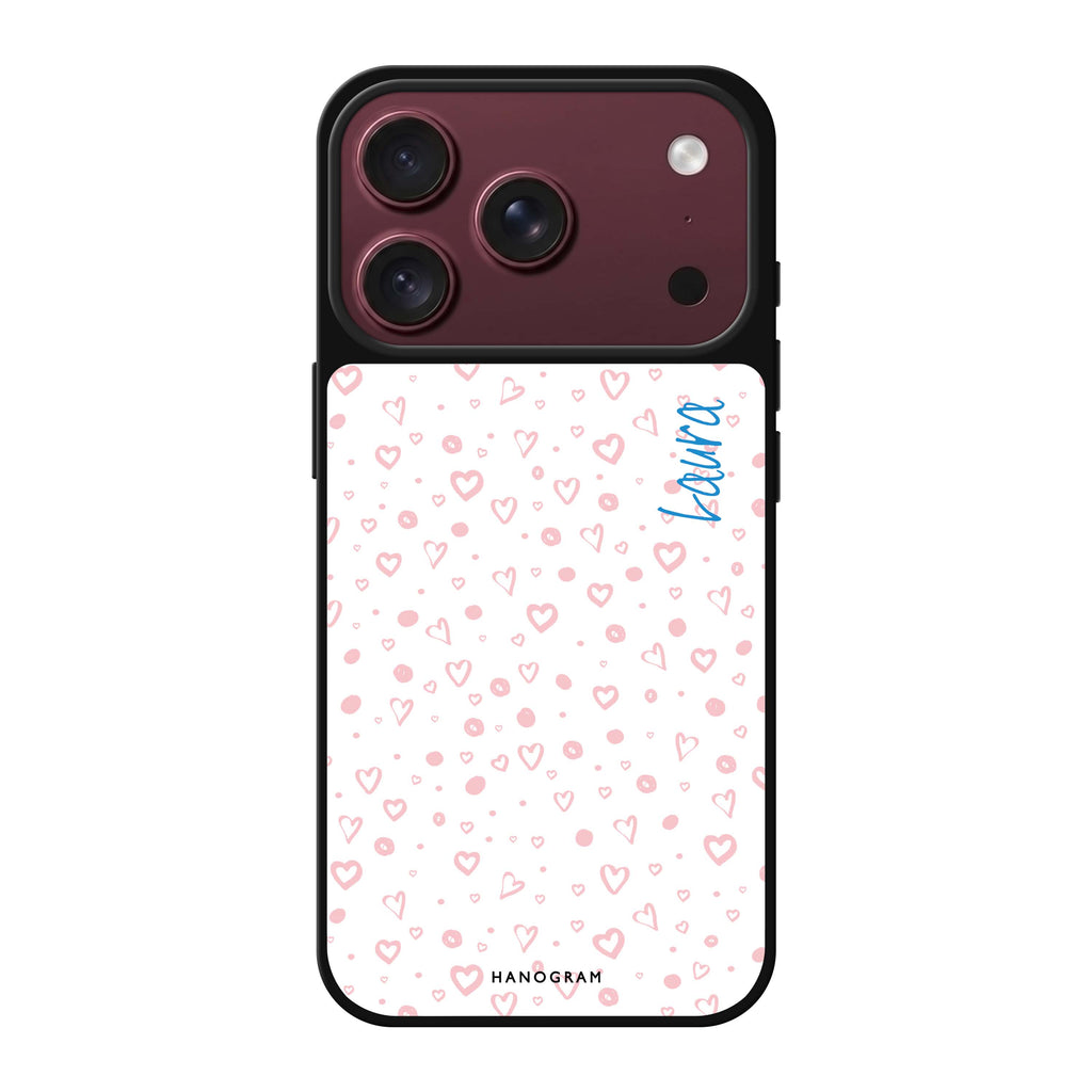 Pinky Hearts 鏡面手機殼