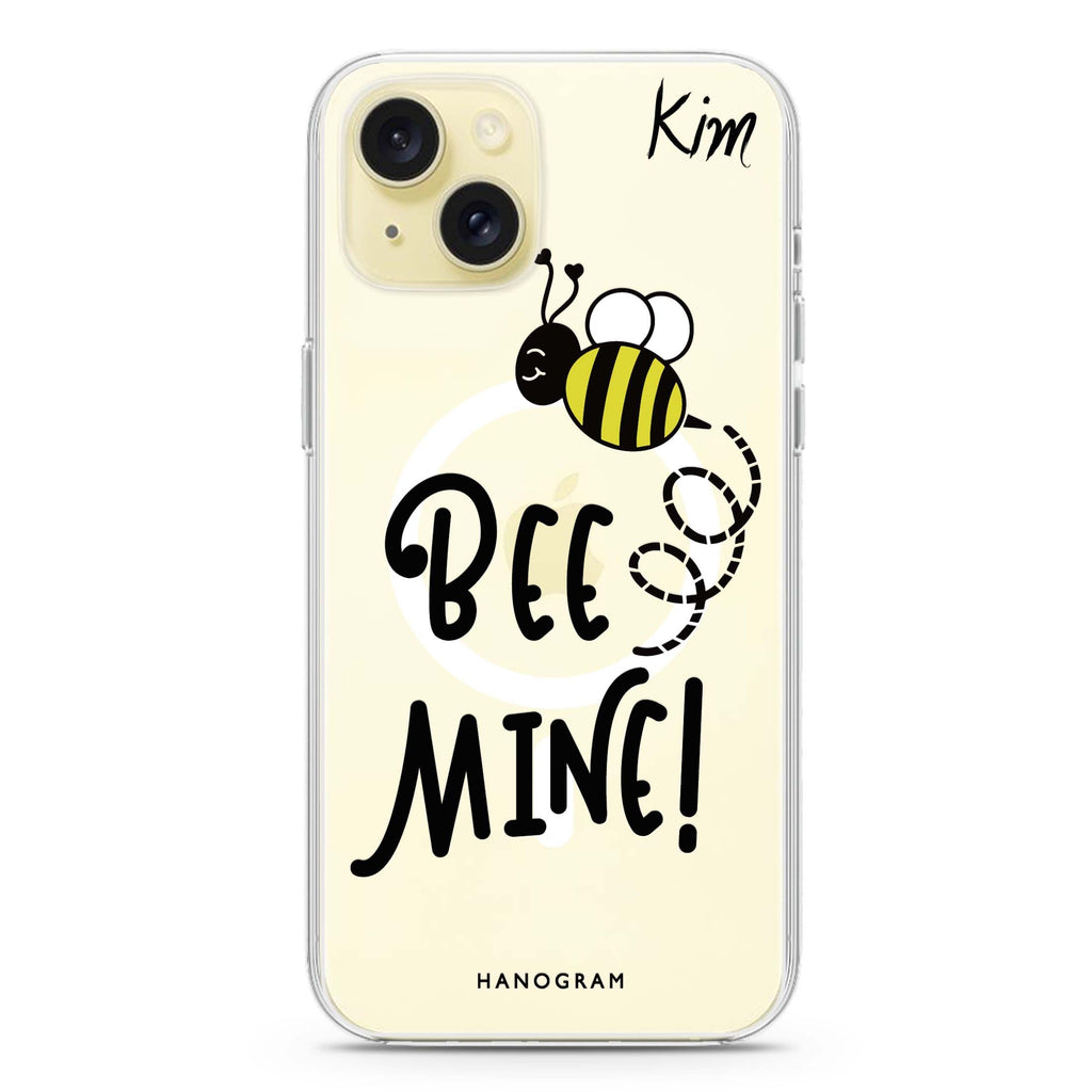 Bee Mine iPhone 15 Plus Magsafe 兼容水晶透明保護殼