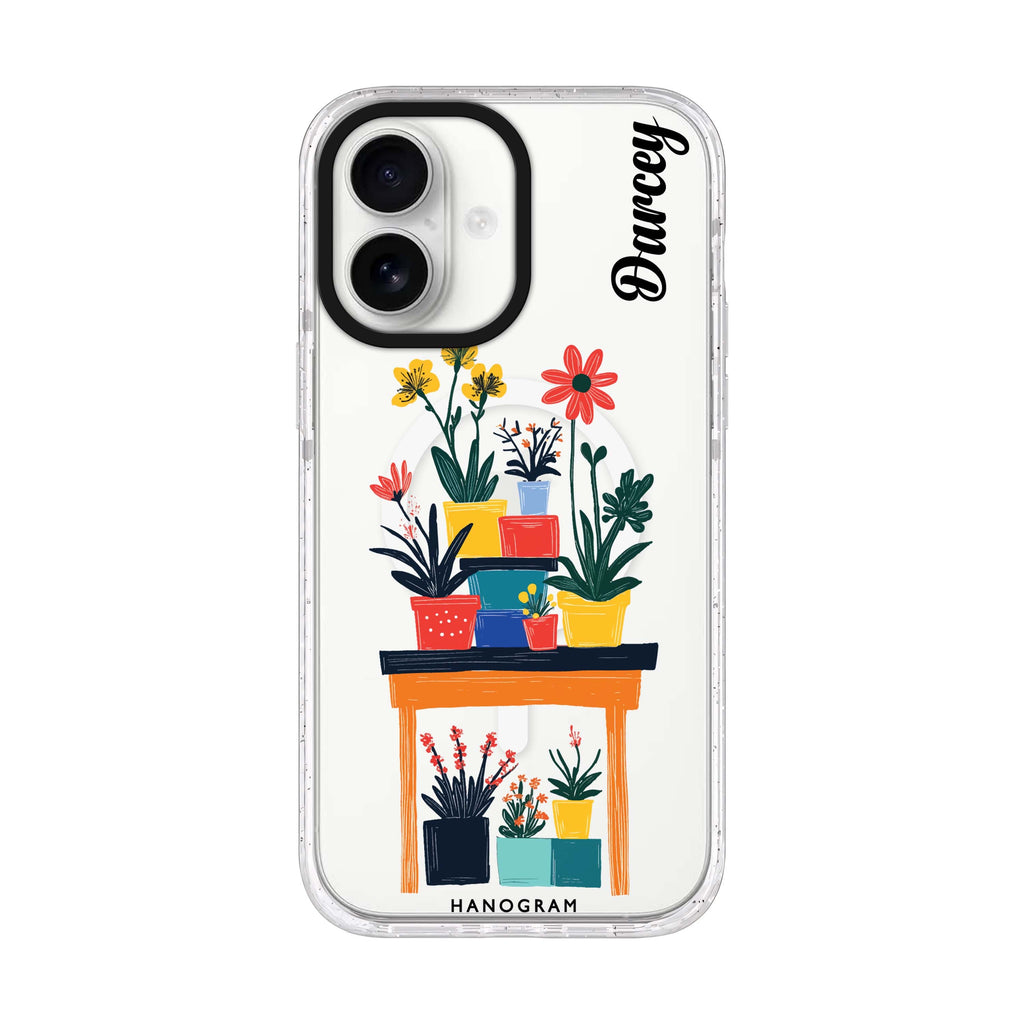 Color Stand iPhone 17 水晶透明保護殼正面展示