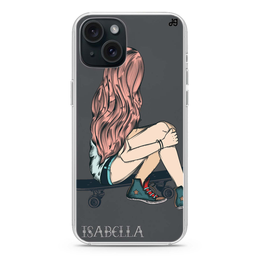 Skater Girl iPhone 15 水晶透明保護殼