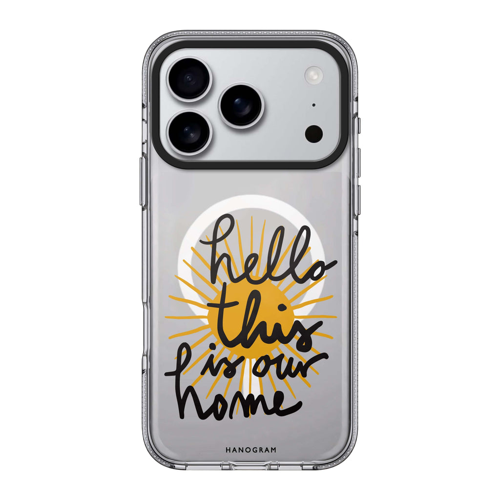Hello! iPhone 17 Pro Max MagSafe 水晶透明保護殼 文字設計設計 圖1